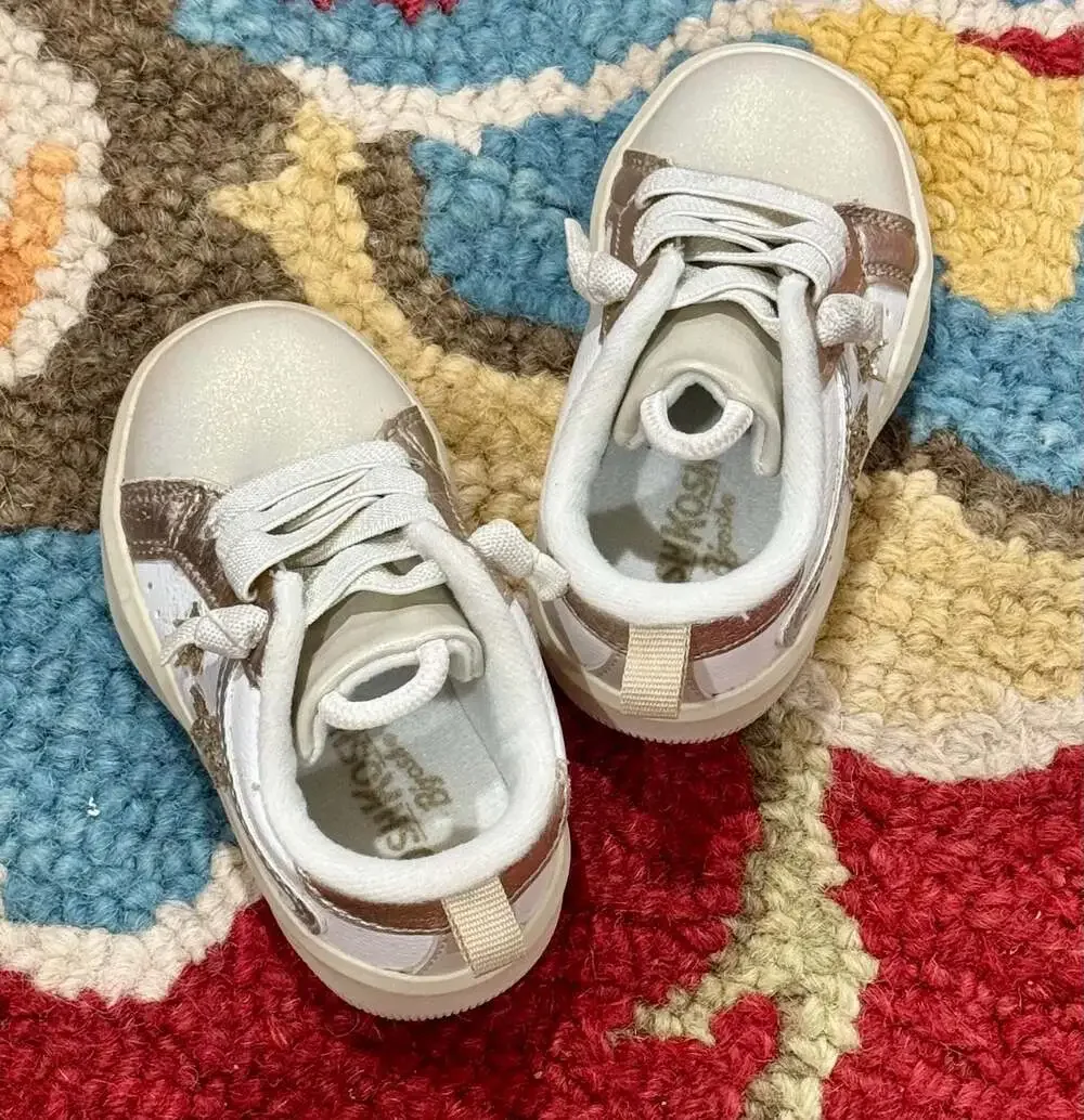 OshKosh B'gosh Leonardo Toddler Metallic Star Sneakers